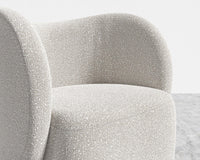 Diane Lounge Chair - Chatou Bouclé - Pearl