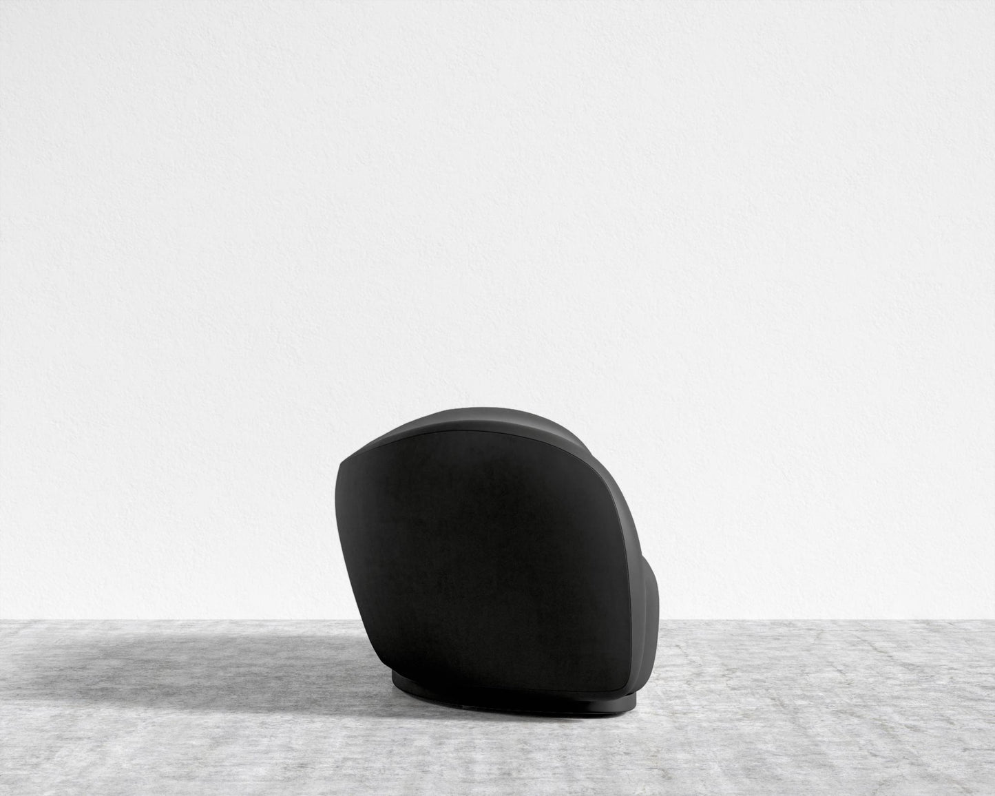 Diane Sofa - Microfiber Leather - Trento Jet Black