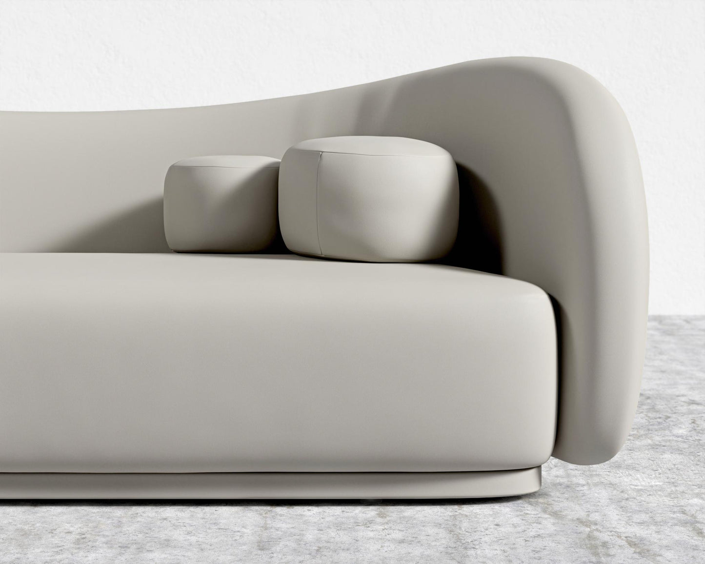 Diane Sofa - Microfiber Leather - Trento Taupe