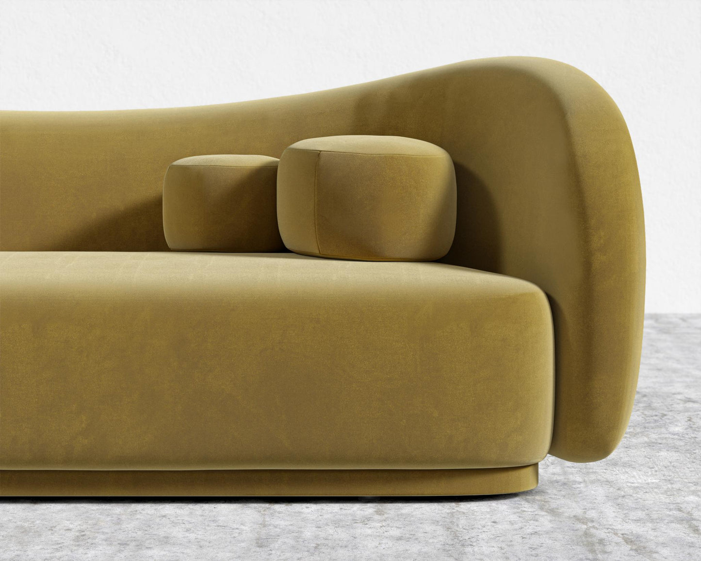 Diane Sofa - Plush Velvet - Golden Beryl