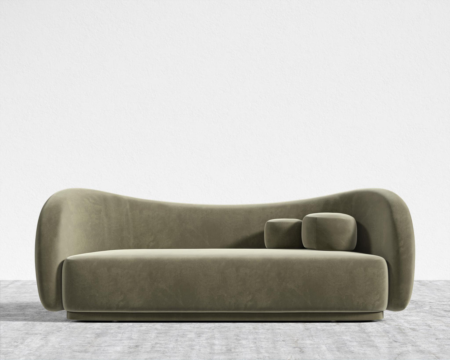 Diane Sofa - Signature Plush Velvet - Olive Green