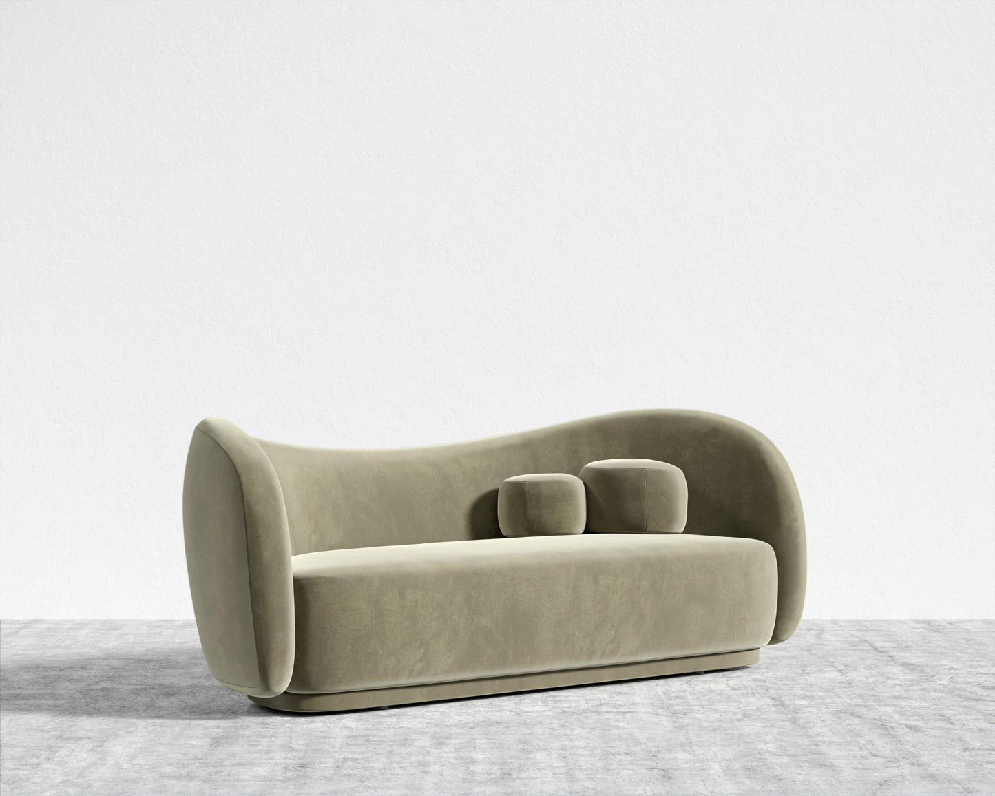Diane Sofa - Signature Plush Velvet - Olive Green