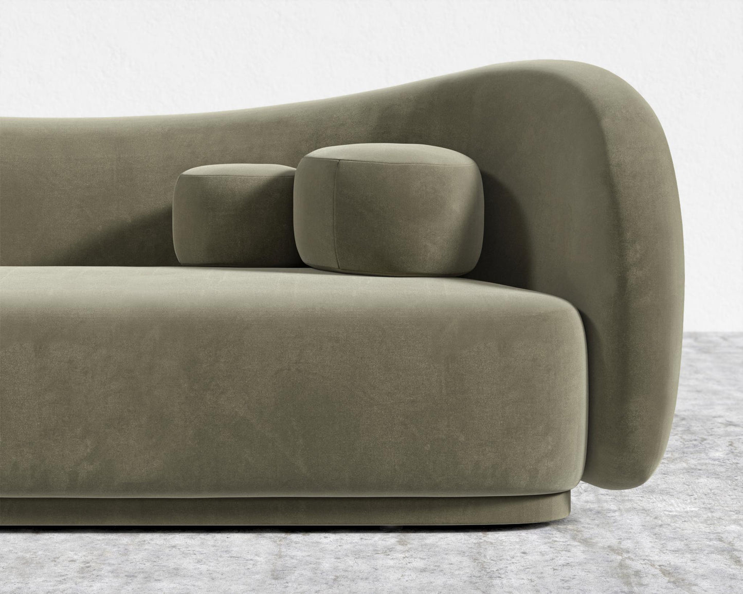 Diane Sofa - Signature Plush Velvet - Olive Green