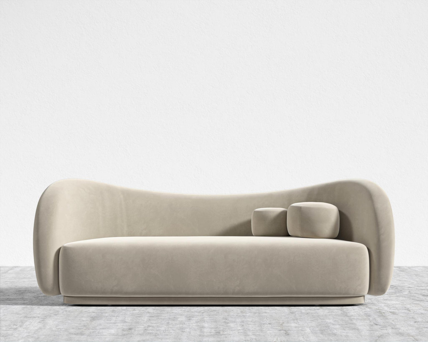 Diane Sofa - Signature Plush Velvet - Warm Taupe