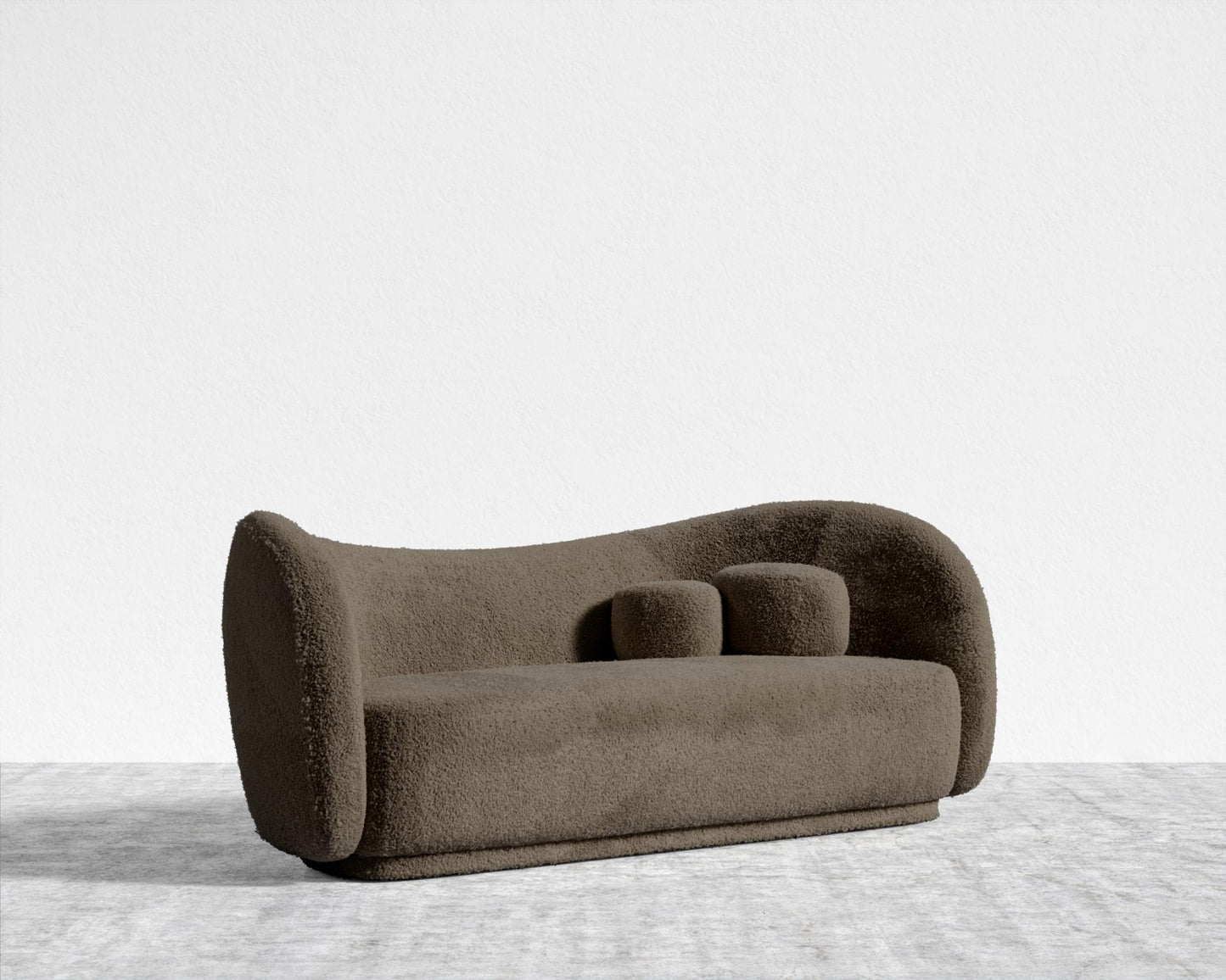 Diane Sofa - Shearling - Espresso