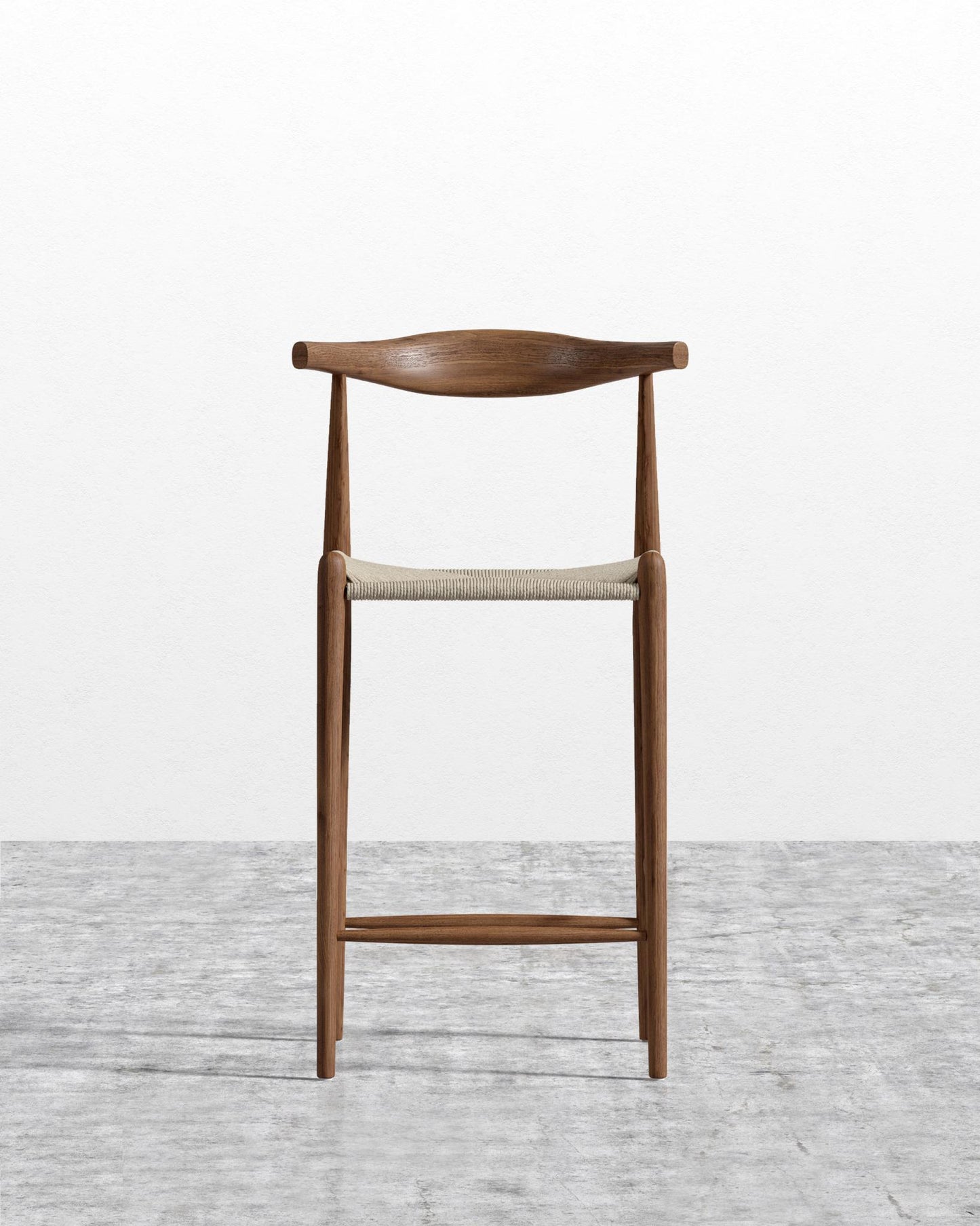 Elbow Counter Stool - Woven