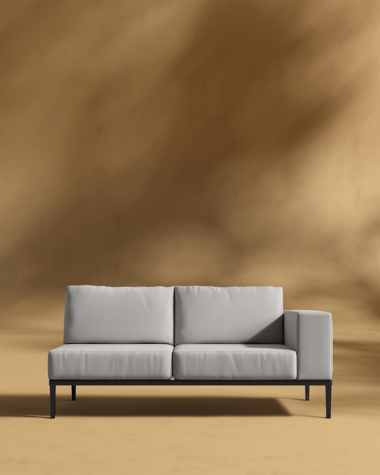 Francis Outdoor Right Arm 2 Seater