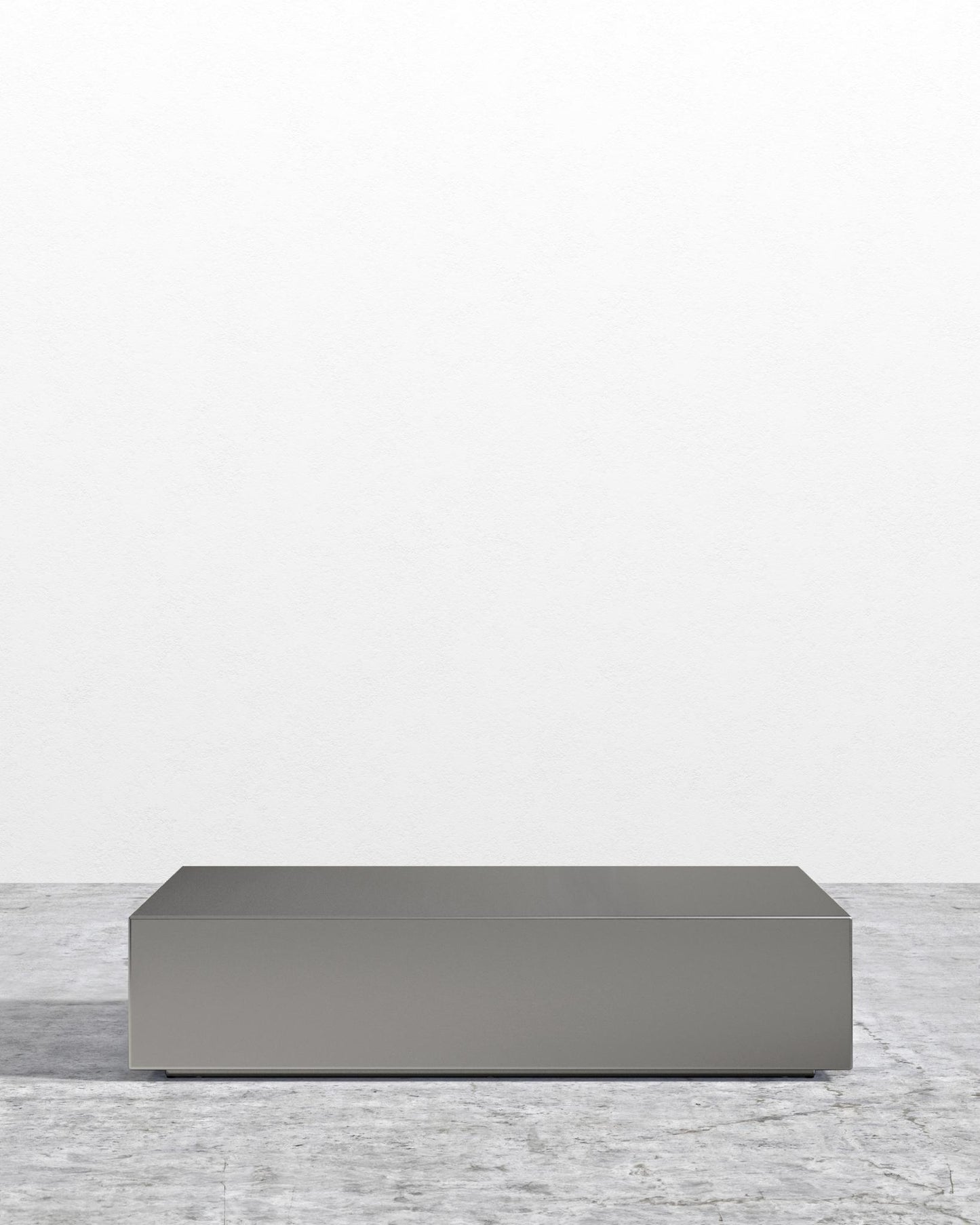 Liza Coffee Table - Brushed Stainless Steel