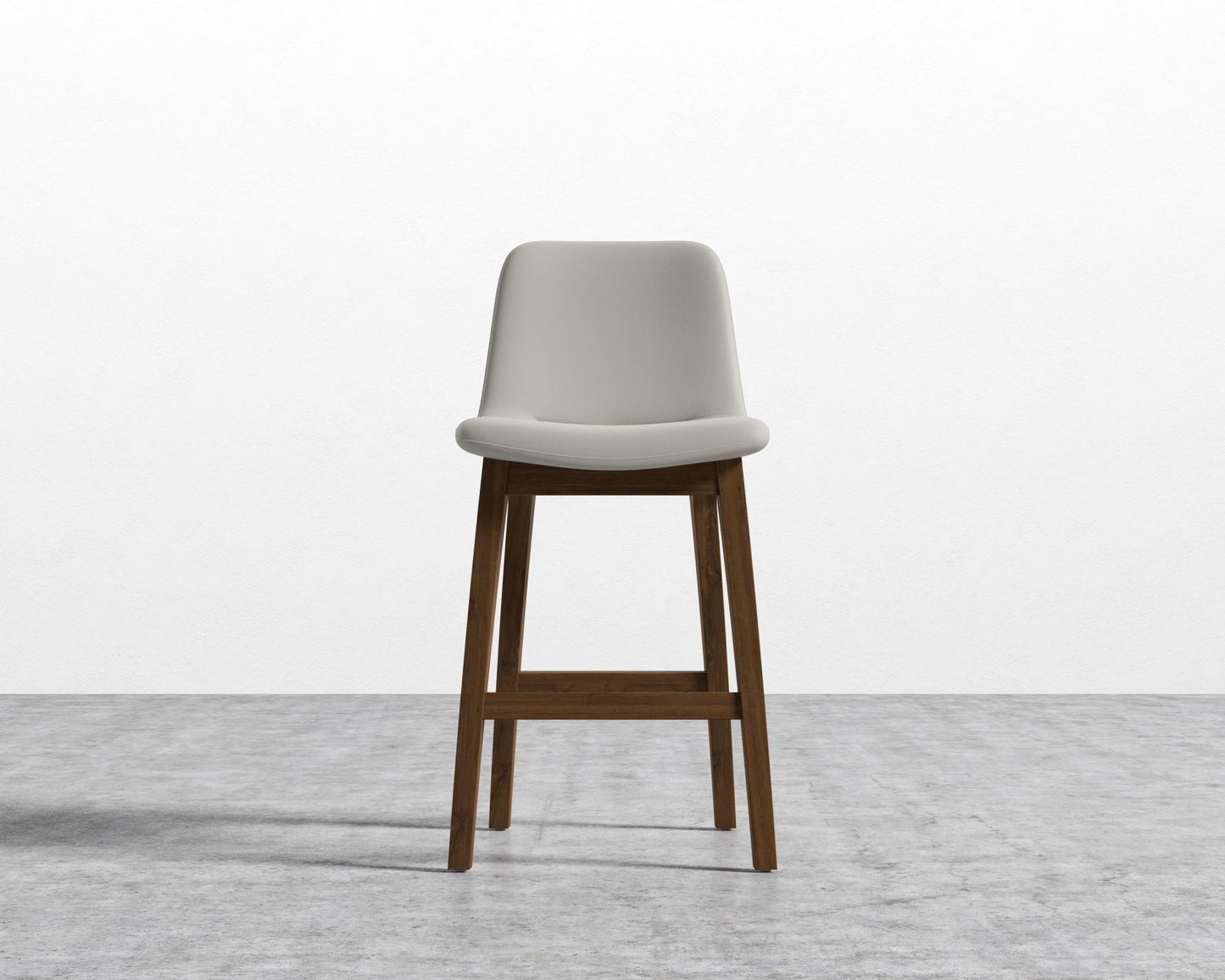 Aubrey Counter Stool - Natural, Microfiber Leather - Trento Taupe
