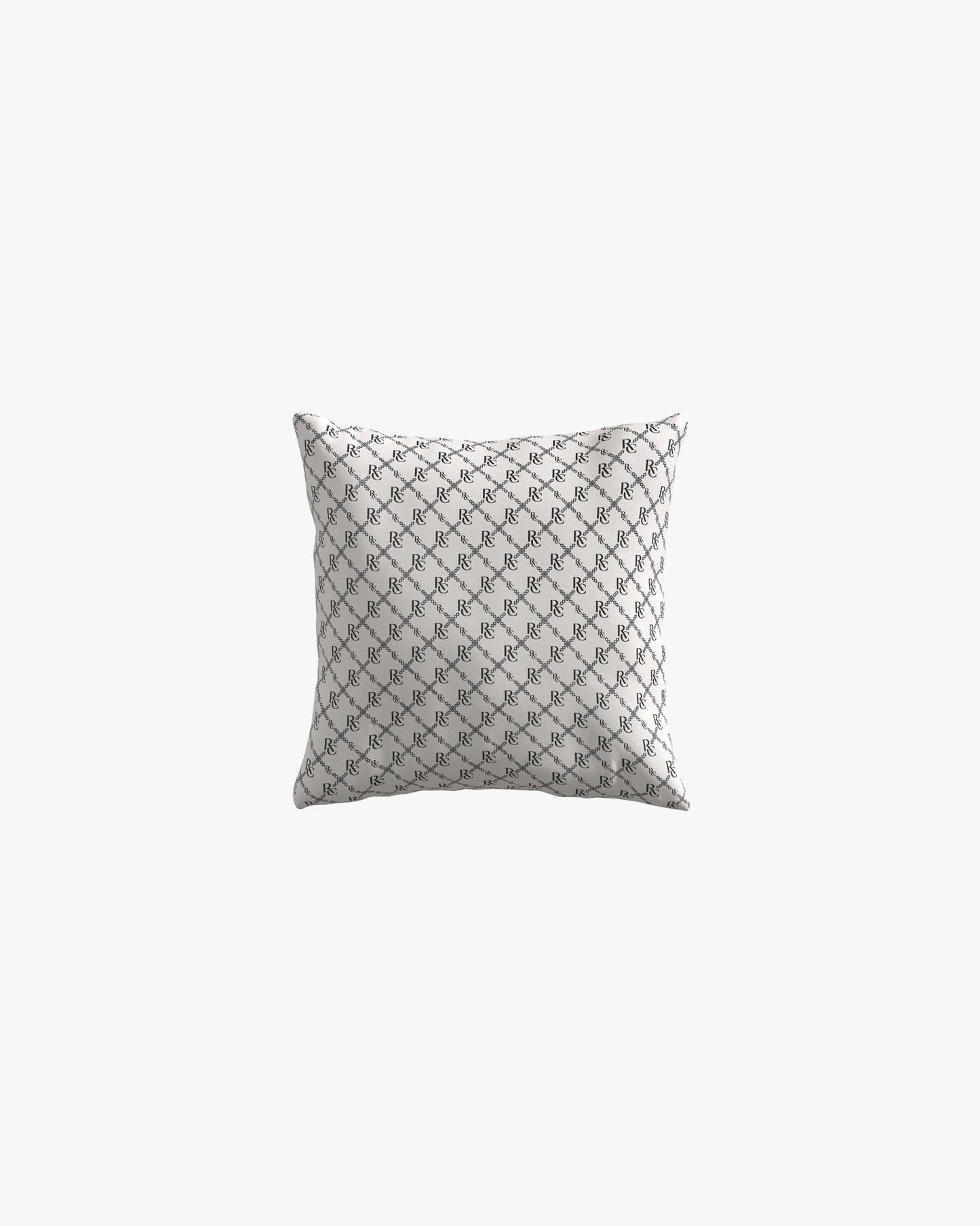Square Outdoor Pillow - Monogram Pattern