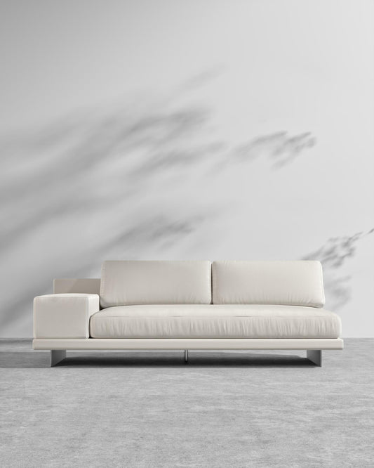 Dresden Outdoor Armless Sofa with Armrest