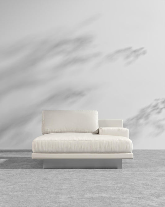 Dresden Outdoor Right Chaise with Armrest