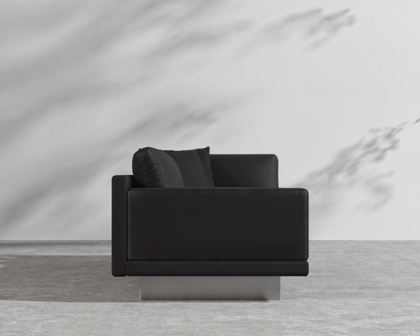 Dresden Outdoor Left Arm Sofa - Brushed Steel - Dresden Outdoor, Outdoor Fabric - Arcadia