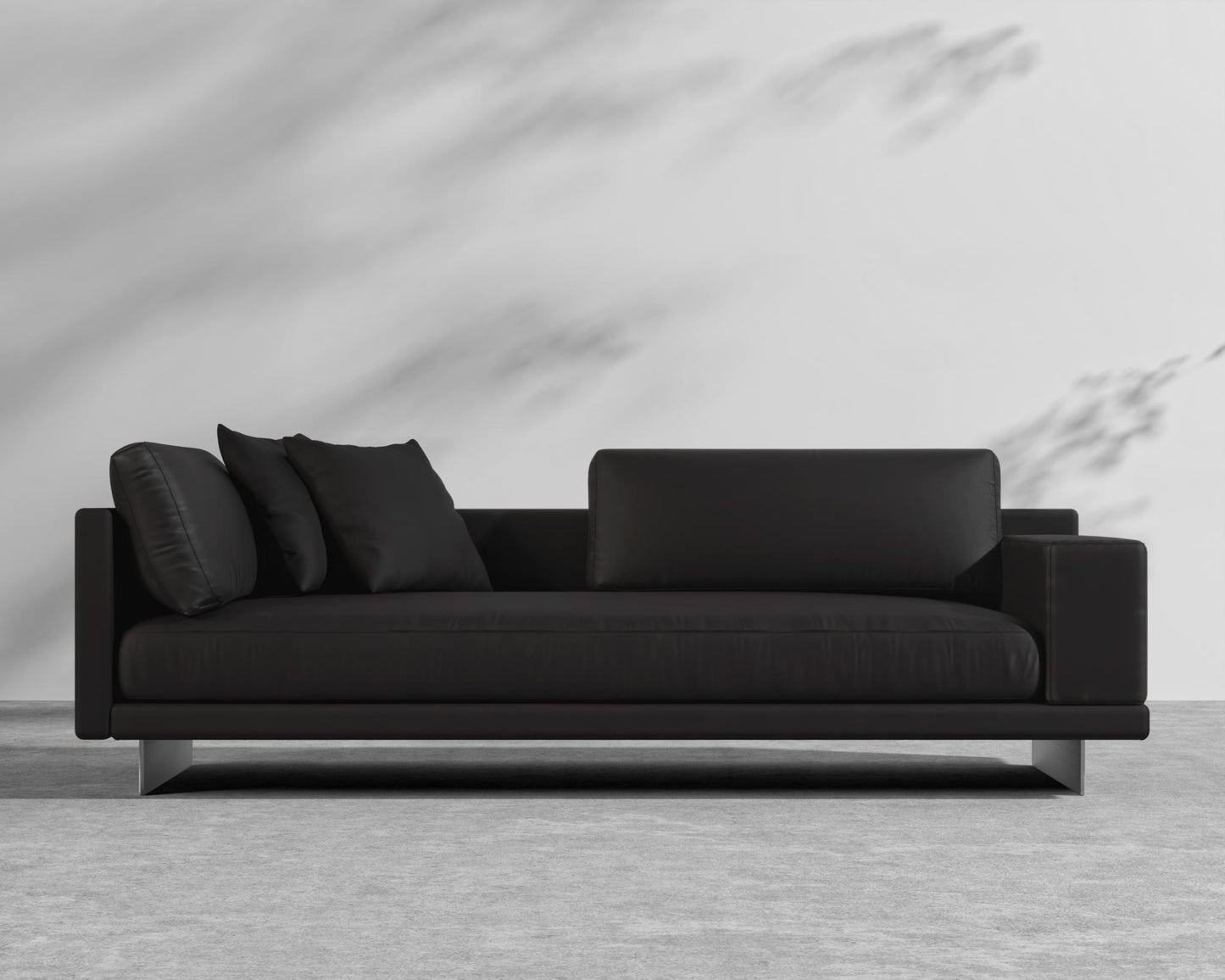 Dresden Outdoor Right Arm Sofa - Brushed Steel - Dresden Outdoor, Outdoor Fabric - Arcadia