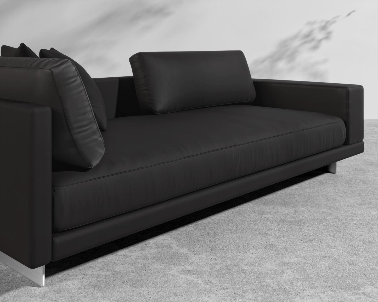 Dresden Outdoor Right Arm Sofa - Brushed Steel - Dresden Outdoor, Outdoor Fabric - Arcadia