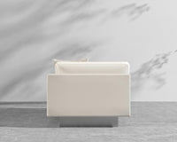 Dresden Outdoor Right Arm Sofa - Brushed Steel - Dresden Outdoor, Outdoor Fabric - Palisades