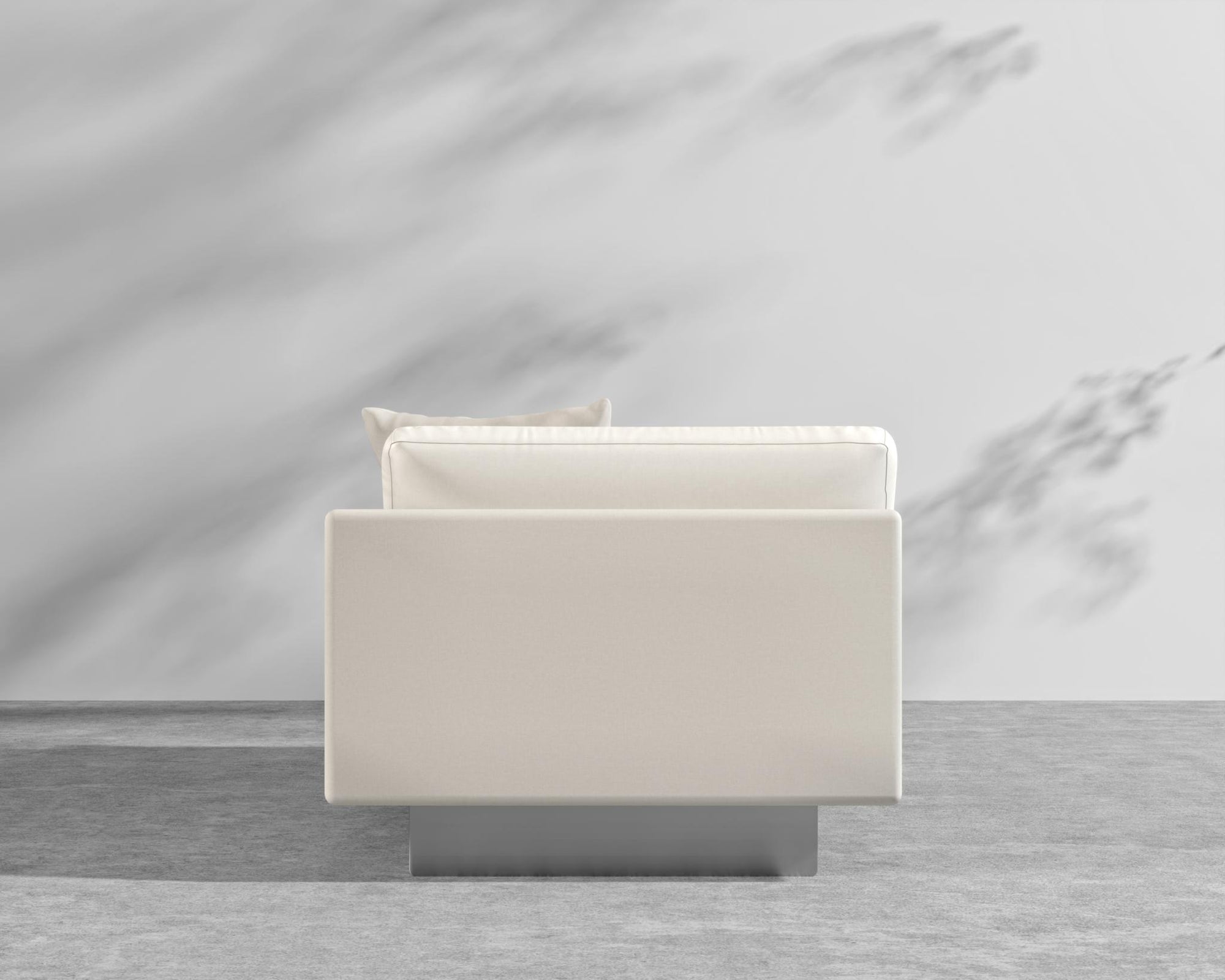 Dresden Outdoor Right Arm Sofa - Brushed Steel - Dresden Outdoor, Outdoor Fabric - Palisades