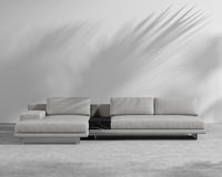 Dresden Outdoor Sectional Sofa - Brushed Steel - Dresden Outdoor, Armrest, Left-Hand-Facing, Outdoor Fabric - Encino