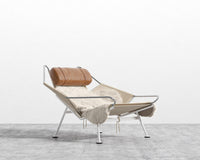 Flag Halyard Chair - White, Microfiber Leather - Trento Morocco