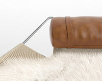 Flag Halyard Chair - White, Microfiber Leather - Trento Morocco