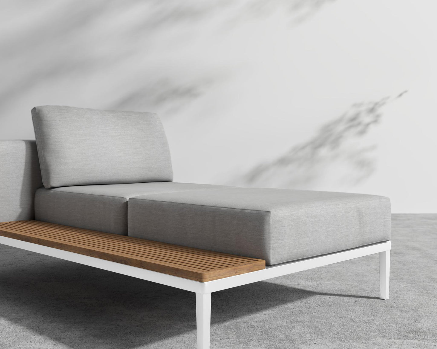 Francis Outdoor Left Chaise - Black - Francis, Outdoor Fabric - Encino