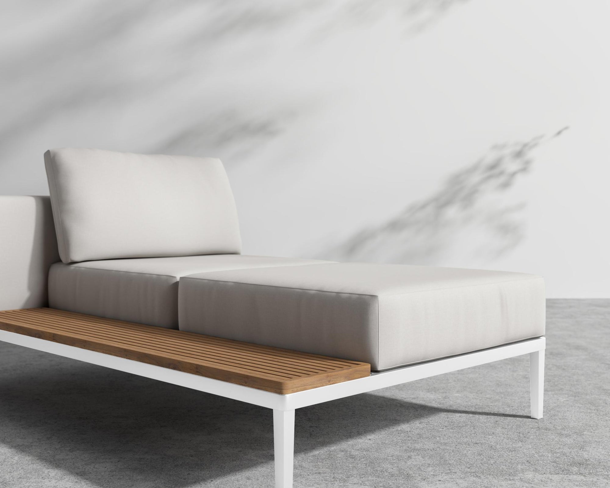 Francis Outdoor Left Chaise - Black - Francis, Outdoor Fabric - Palisades