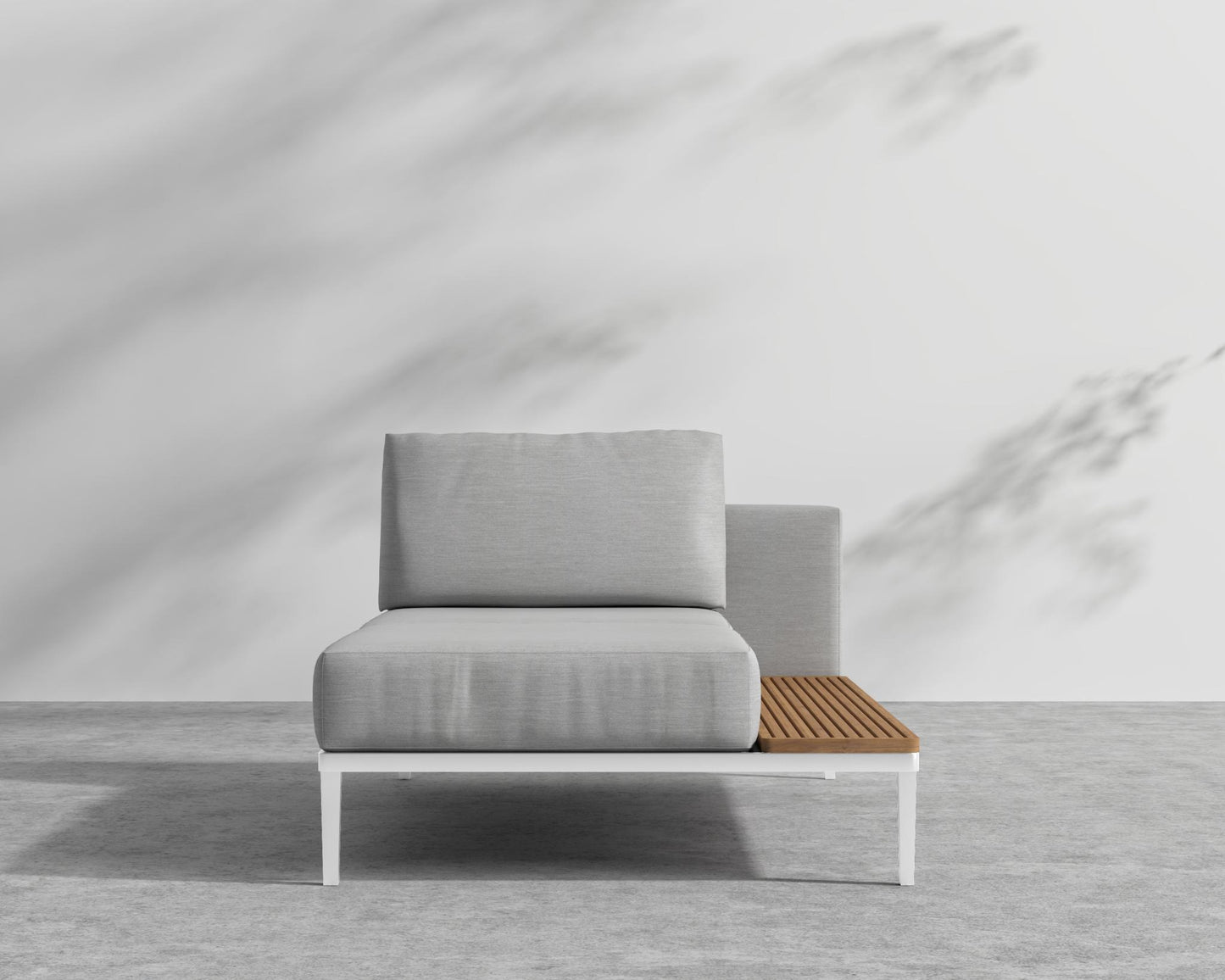 Francis Outdoor Right Chaise - Black - Francis, Outdoor Fabric - Encino