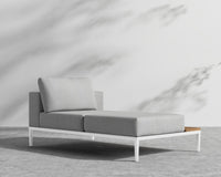 Francis Outdoor Right Chaise - Black - Francis, Outdoor Fabric - Encino