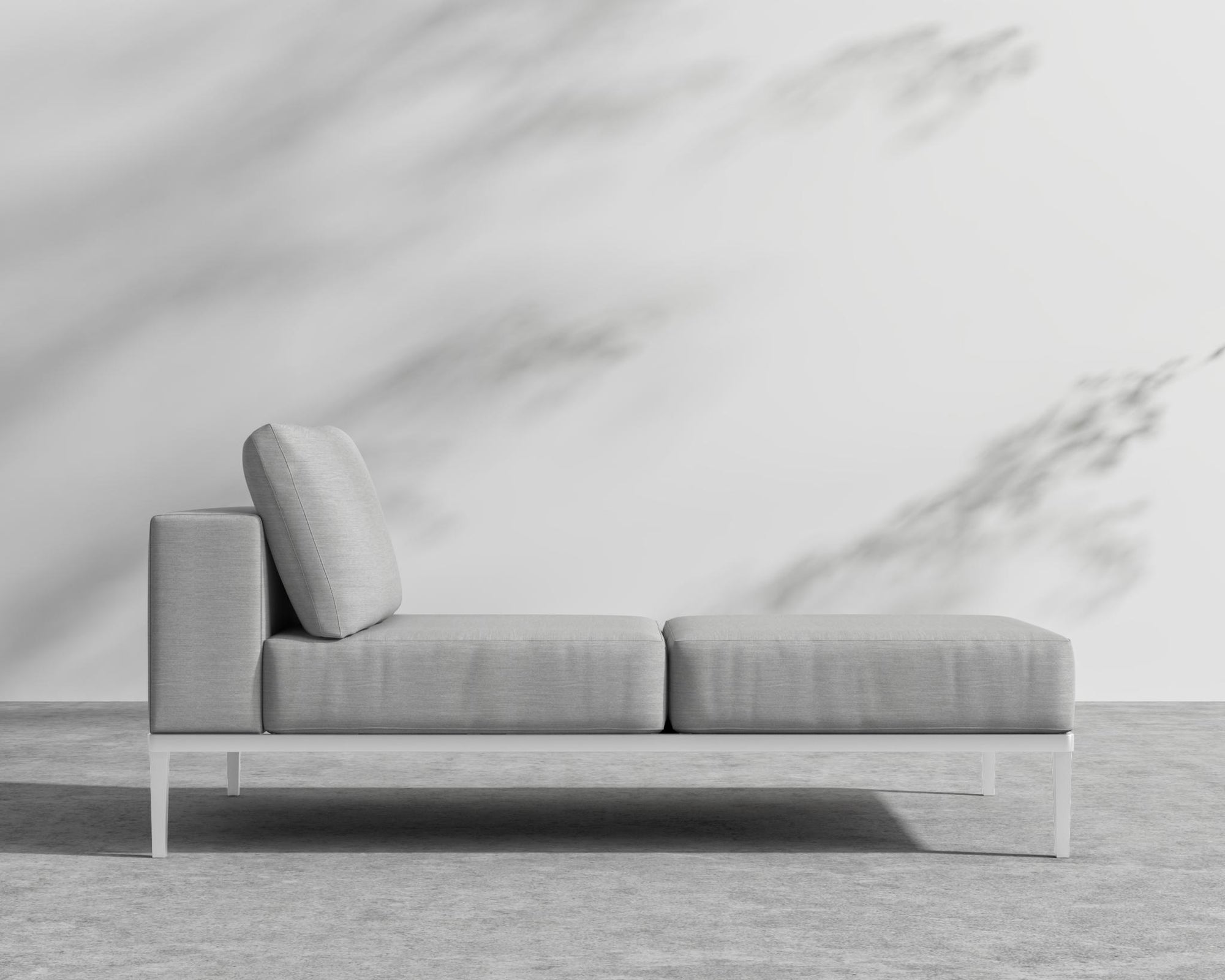 Francis Outdoor Right Chaise - Black - Francis, Outdoor Fabric - Encino