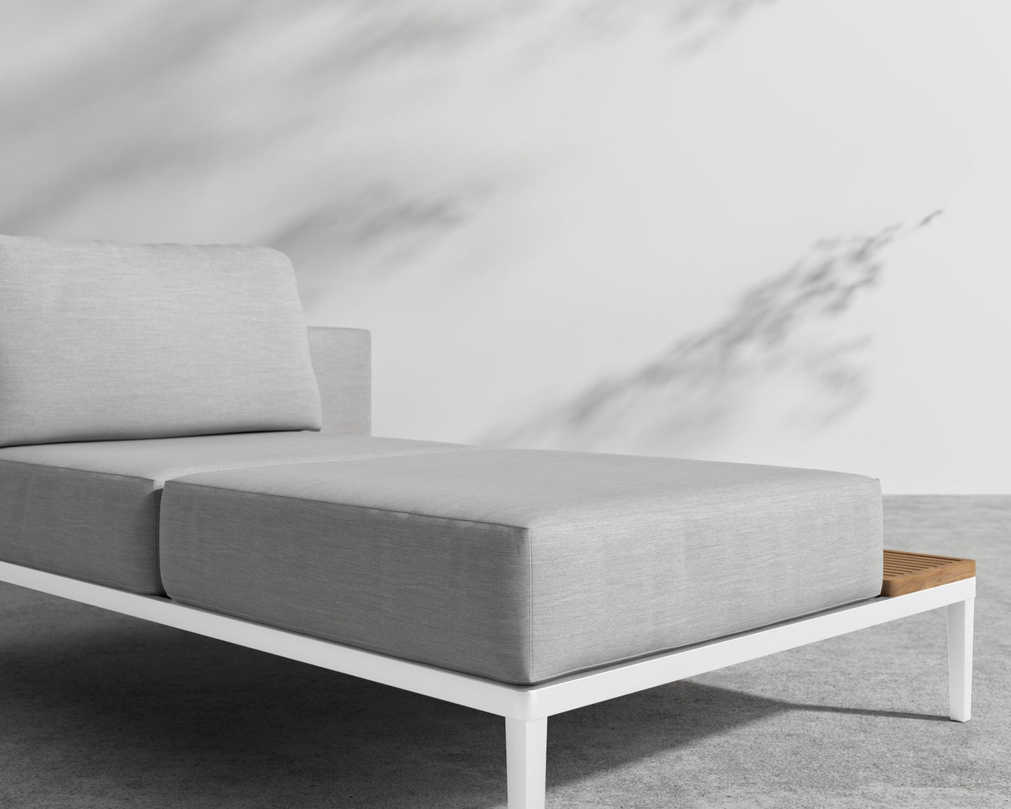 Francis Outdoor Right Chaise - Black - Francis, Outdoor Fabric - Encino