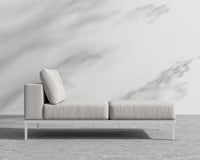 Francis Outdoor Right Chaise - Black - Francis, Outdoor Fabric - Palisades