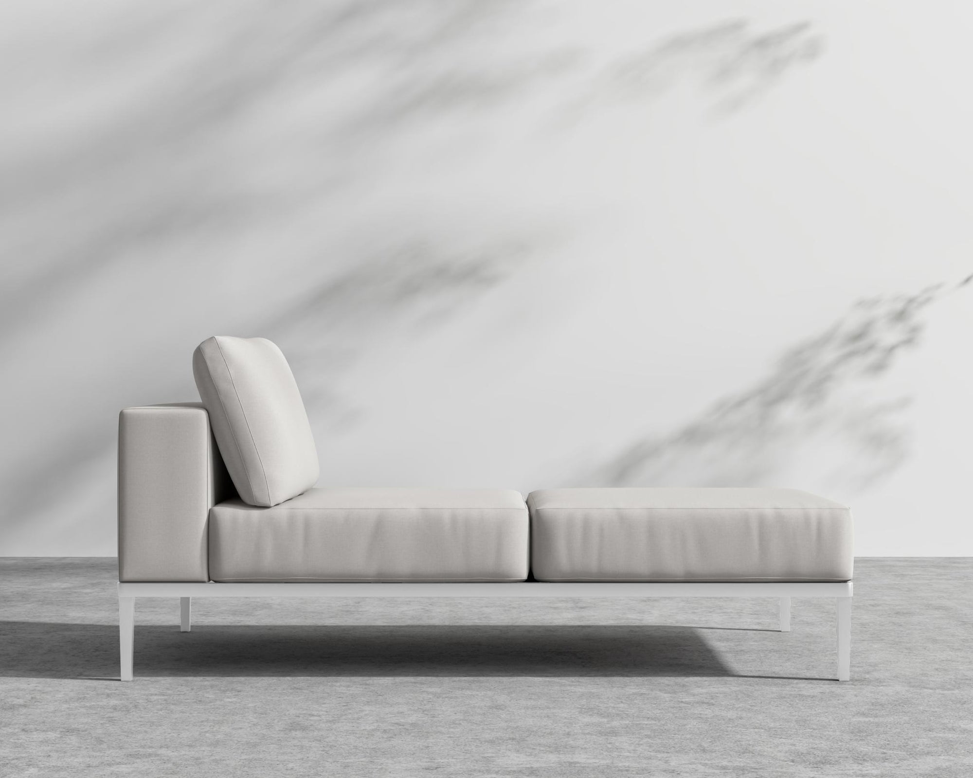 Francis Outdoor Right Chaise - Black - Francis, Outdoor Fabric - Palisades