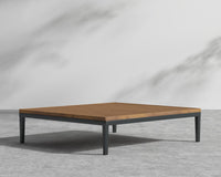 Francis Outdoor End Table - Black - Francis, Teak