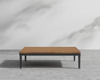 Francis Outdoor End Table - Black - Francis, Teak