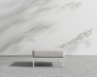 Francis Outdoor Ottoman - Black - Francis, Outdoor Fabric - Palisades