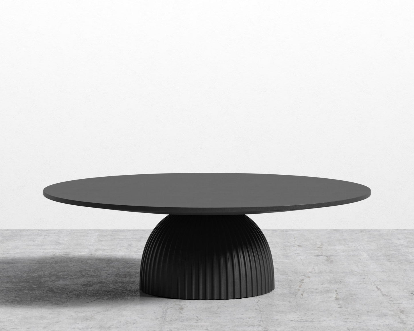 Gallus Coffee Table - Black Concrete, 29"