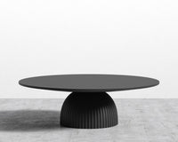 Gallus Coffee Table - Black Concrete, 29"
