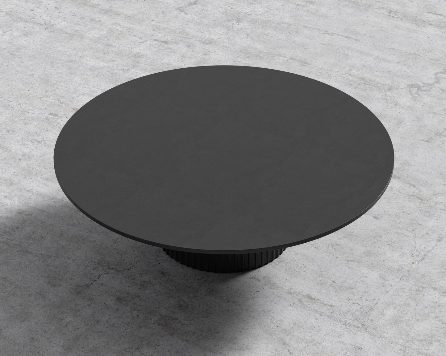 Gallus Coffee Table - Black Concrete, 29"