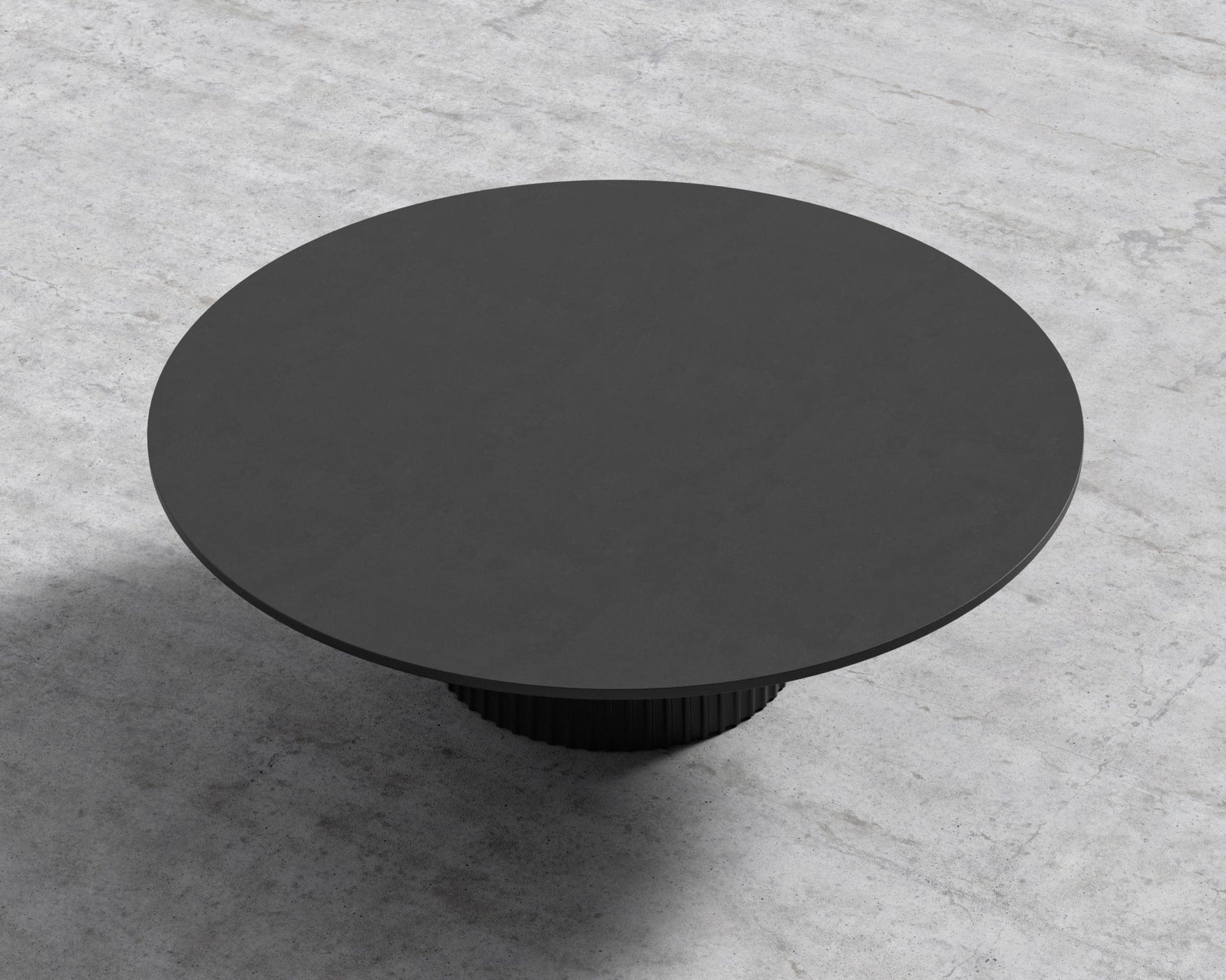 Gallus Coffee Table - Black Concrete, 29"