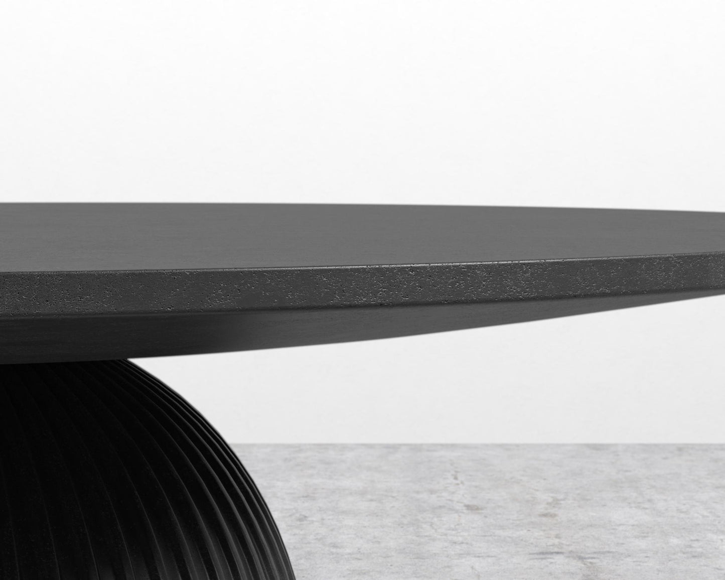 Gallus Coffee Table - Black Concrete, 29"