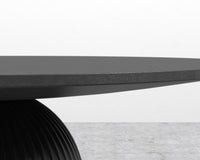 Gallus Coffee Table - Black Concrete, 29"