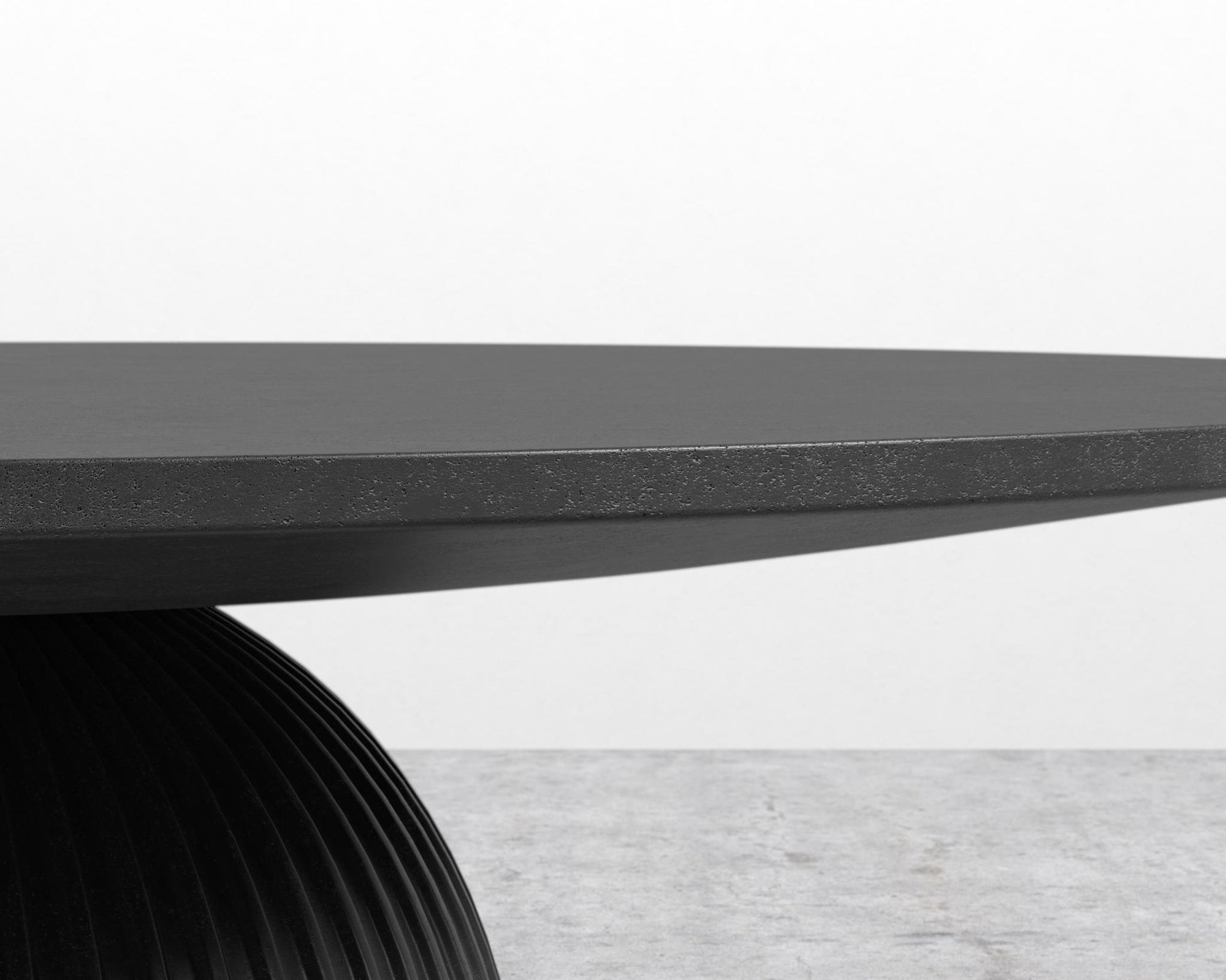 Gallus Coffee Table - Black Concrete, 29"