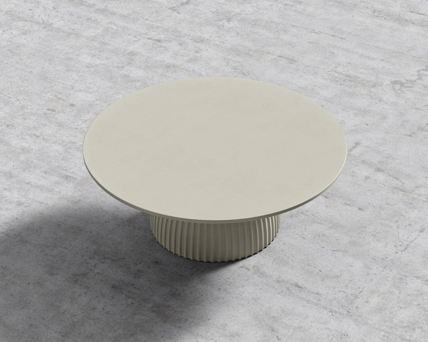 Gallus Coffee Table - Alabaster Concrete, 29"