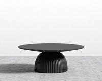 Gallus Coffee Table - Black Concrete, 29"