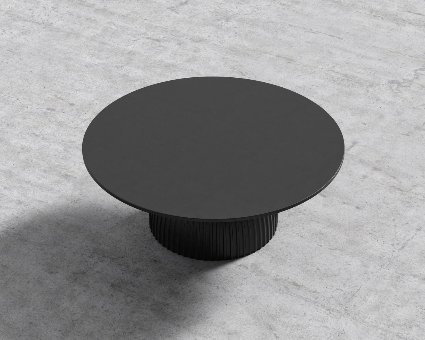 Gallus Coffee Table - Black Concrete, 29"