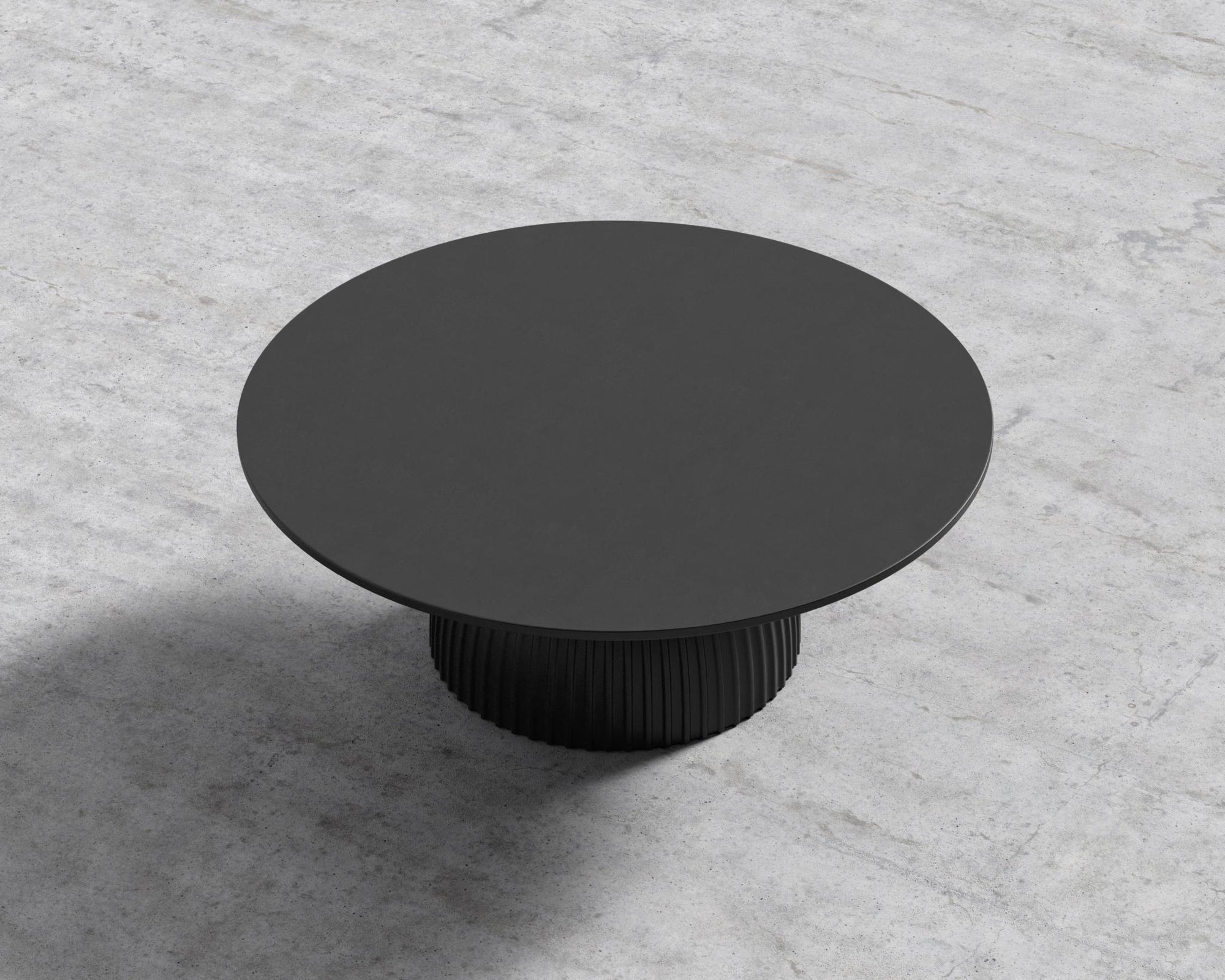 Gallus Coffee Table - Black Concrete, 29"