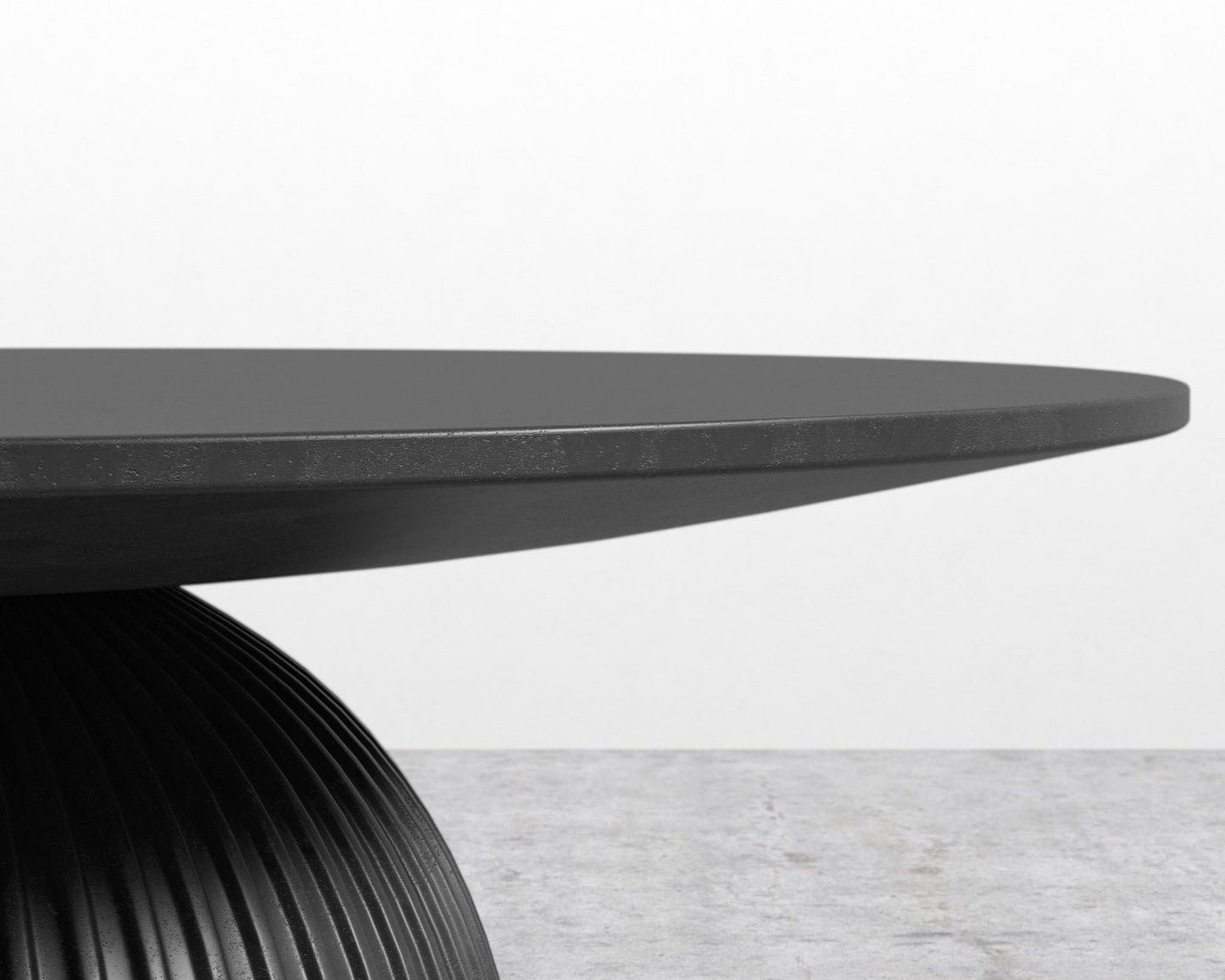 Gallus Coffee Table - Black Concrete, 29"