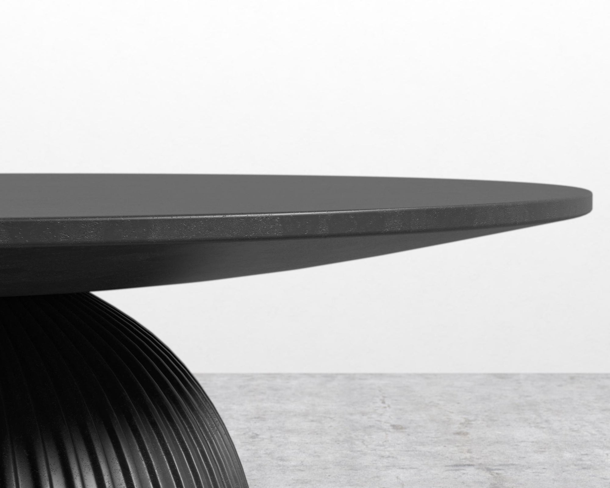 Gallus Coffee Table - Black Concrete, 29"