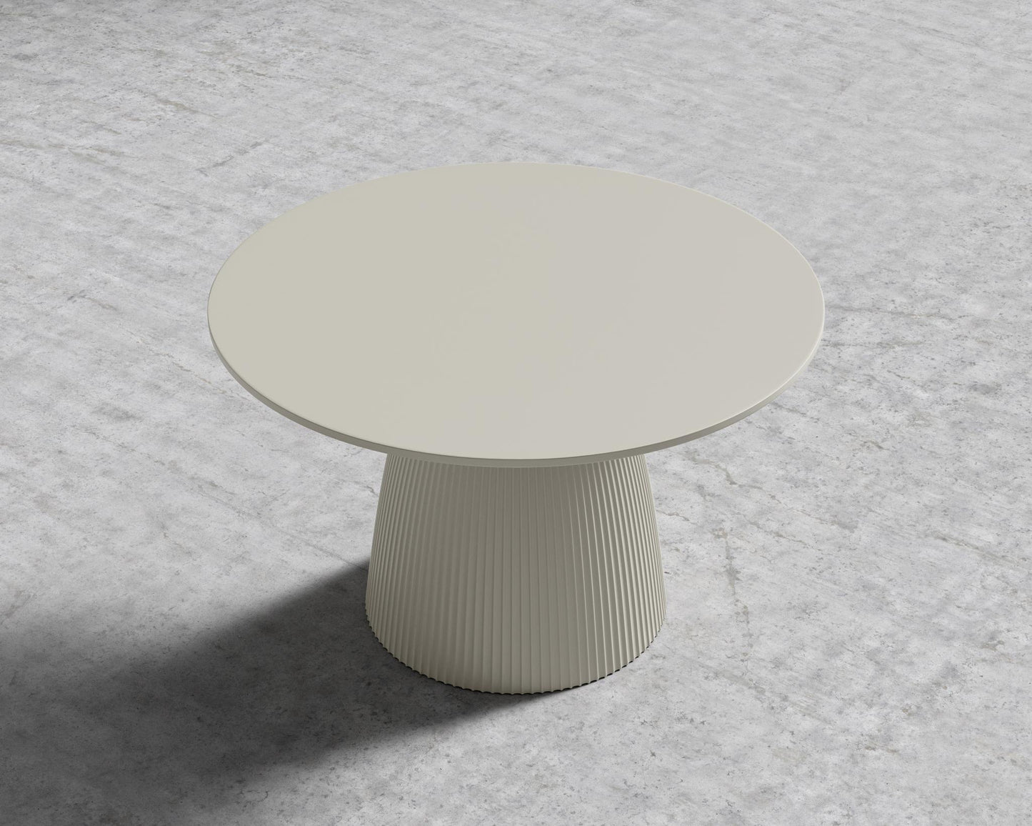 Gallus Dining Table - Alabaster Concrete, 48" | 122cm