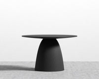 Gallus Dining Table - Black Concrete, 48" | 122cm